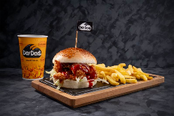 BARBEKÜ SOSLU BURGER MENÜ